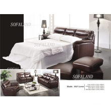 Italy Leather Sofa Bed (652)